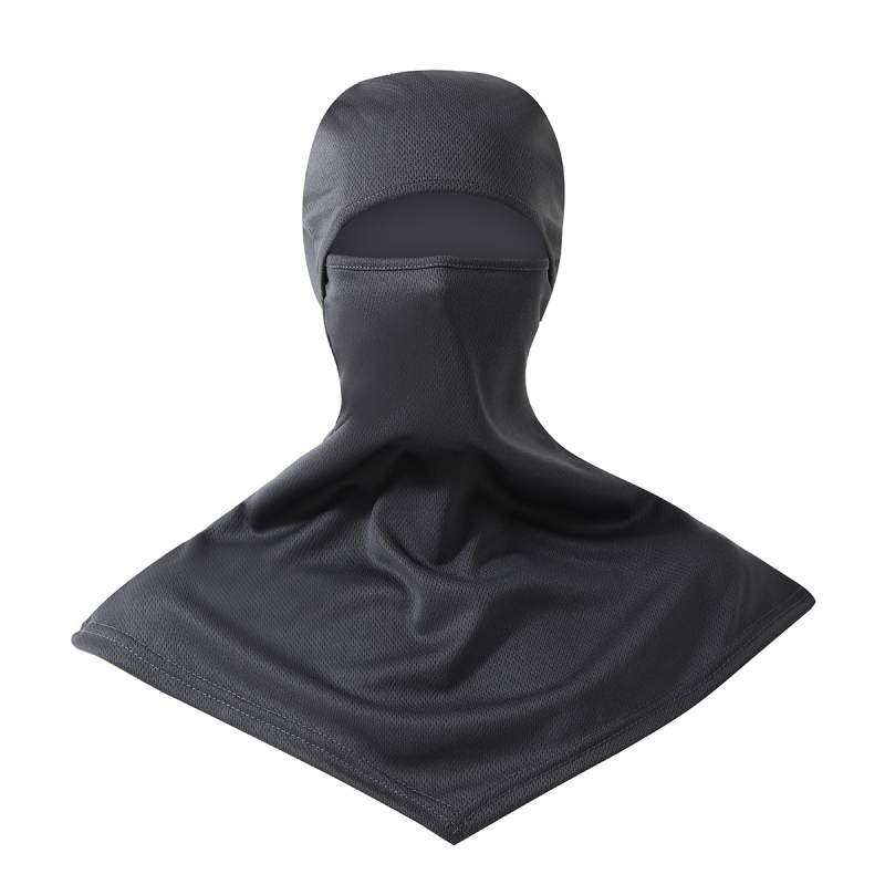 Балаклава за колоездене на открито — дишаща мрежеста материя, бързосъхнеща, попиваща пот, унисекс за възрастни
