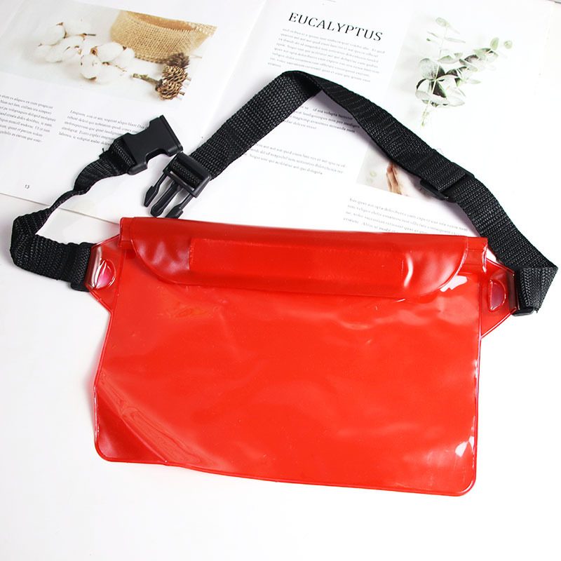 Husă impermeabilă pentru telefon cu curea crossbody, PVC, fereastră transparentă cu ecran tactil, pentru activități în aer liber