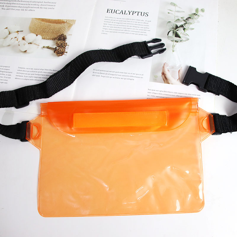 Husă impermeabilă pentru telefon cu curea crossbody, PVC, fereastră transparentă cu ecran tactil, pentru activități în aer liber