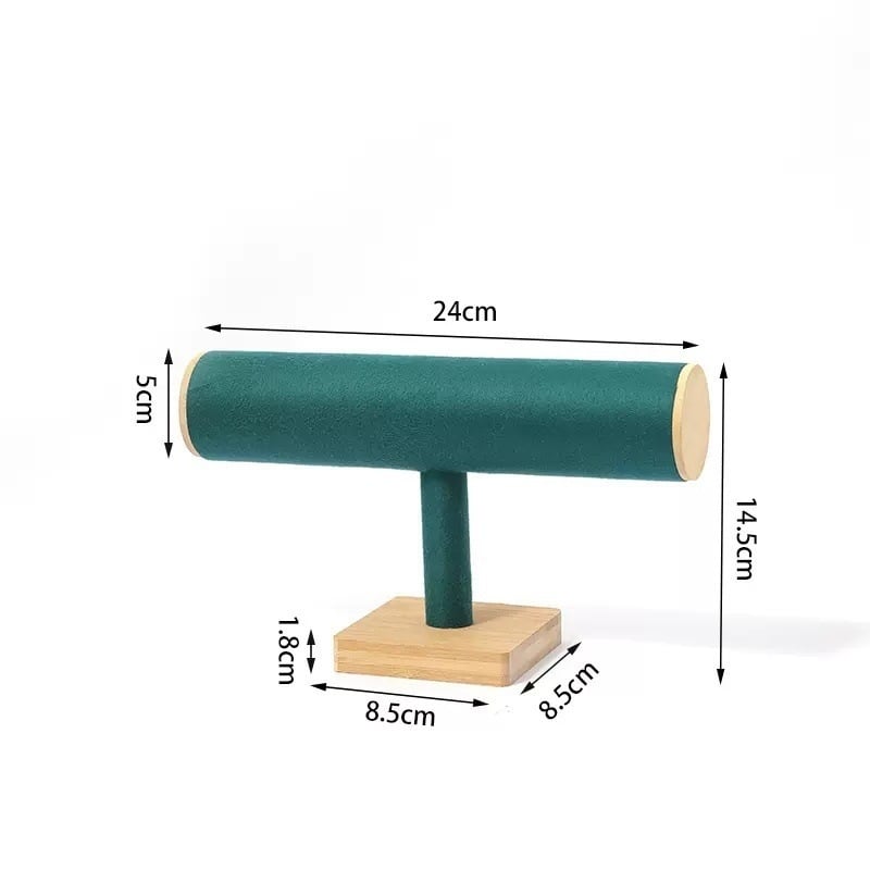 Raft de afișaj pentru brățări, stocare cu cristal, TPR, dublu nivel, stil girly, iarna 2025