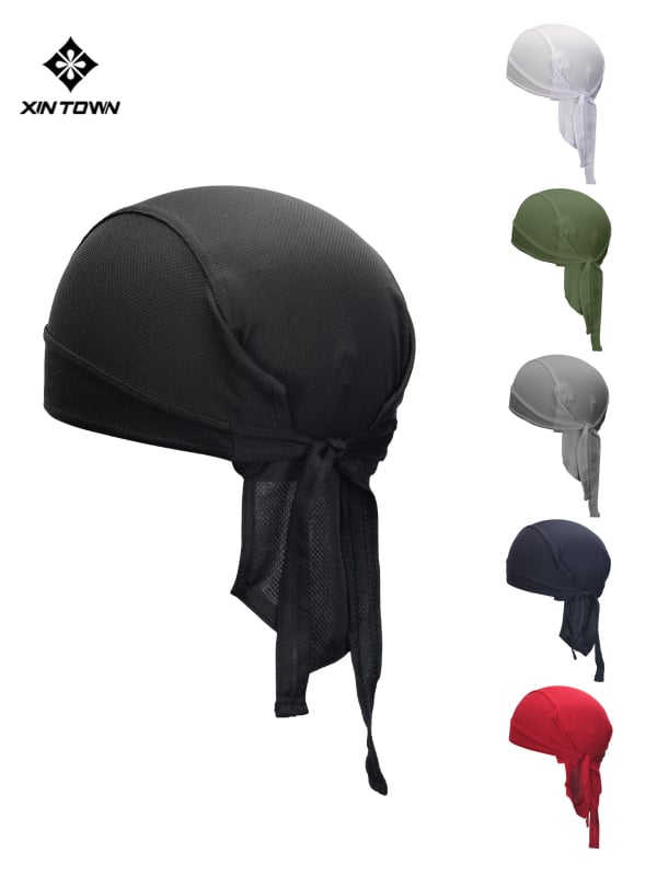 Колоездачна пиратска шапка-бандиана, бързосъхнеща полиестерна, унисекс за възрастни, спортна глава под каска