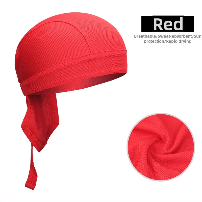 Колоездачна пиратска шапка-бандиана, бързосъхнеща полиестерна, унисекс за възрастни, спортна глава под каска