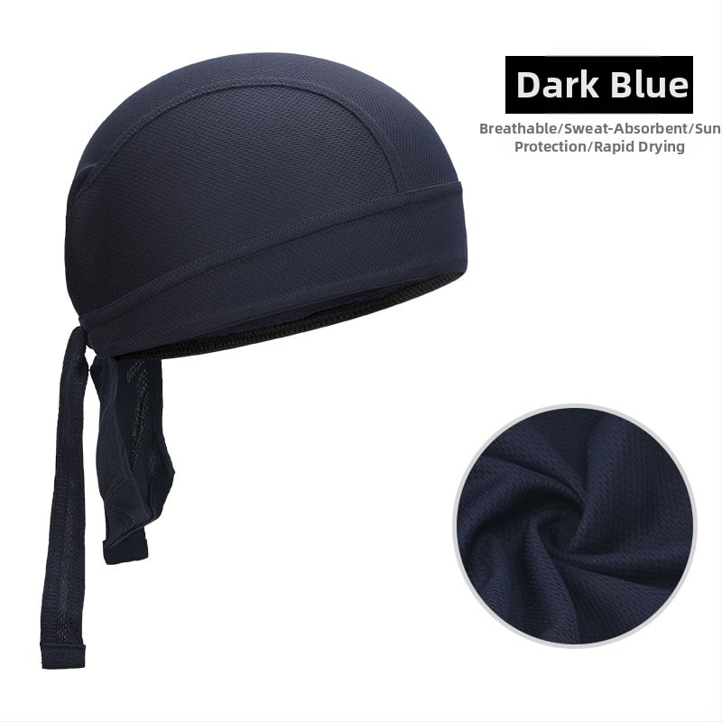 Колоездачна пиратска шапка-бандиана, бързосъхнеща полиестерна, унисекс за възрастни, спортна глава под каска