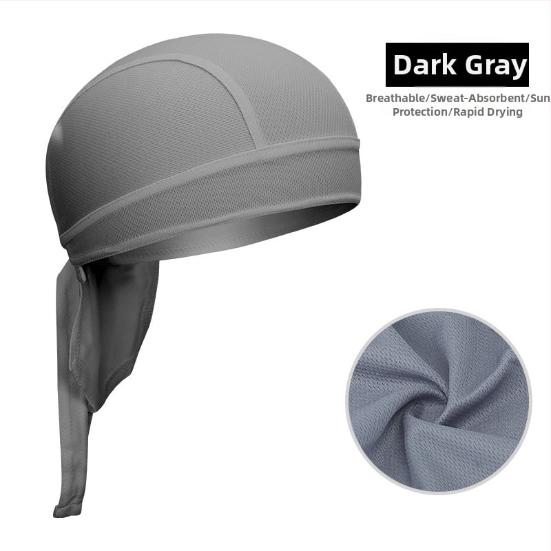 Колоездачна пиратска шапка-бандиана, бързосъхнеща полиестерна, унисекс за възрастни, спортна глава под каска