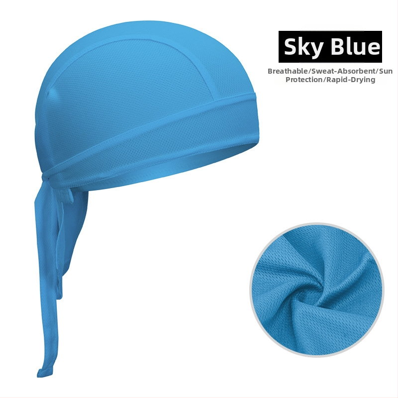 Колоездачна пиратска шапка-бандиана, бързосъхнеща полиестерна, унисекс за възрастни, спортна глава под каска