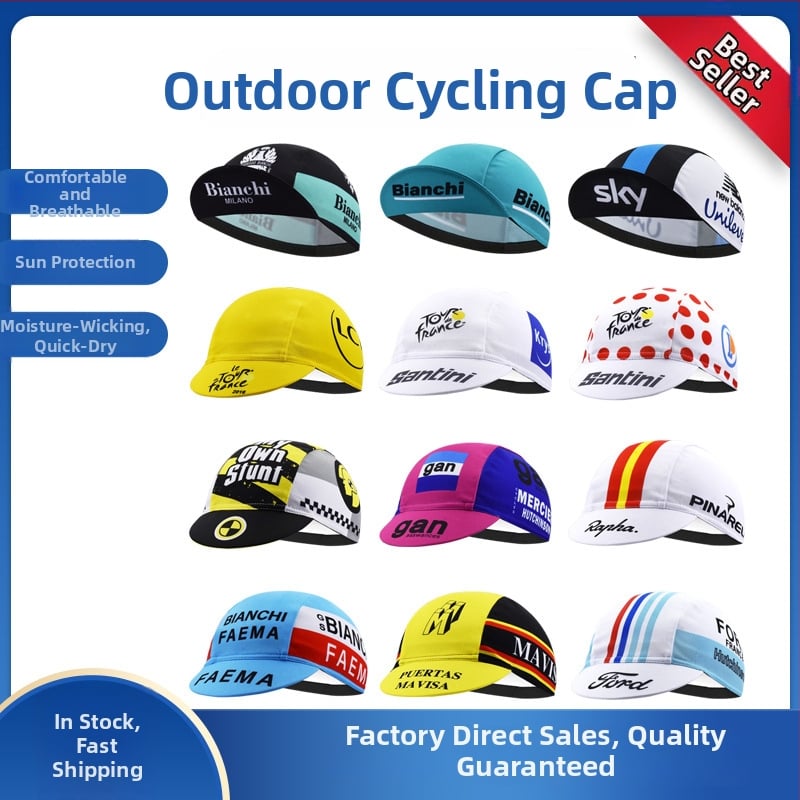 Спортна шапка за външни спортове, полиестер, унисекс, за възрастни, за колоездене и бягане