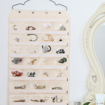 Ékszer tároló táska oxidáció elleni védelemmel, átlátszó panel, szerelés szükséges