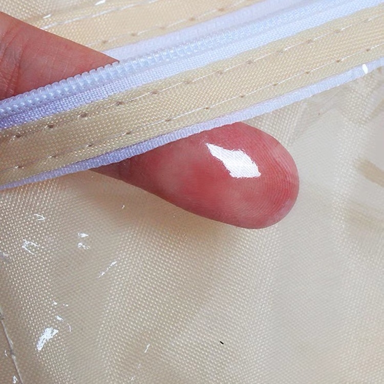 Ékszer tároló táska oxidáció elleni védelemmel, átlátszó panel, szerelés szükséges