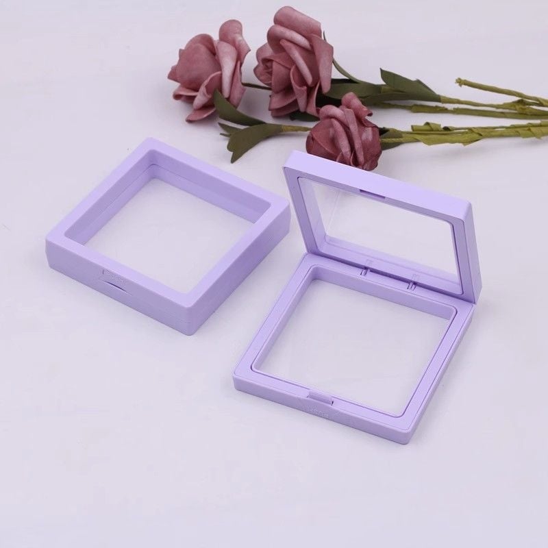 Unique papírból készült ékszerdoboz – kiállítási doboz, porvédett, pásztorális stílusú, ékszer rendező