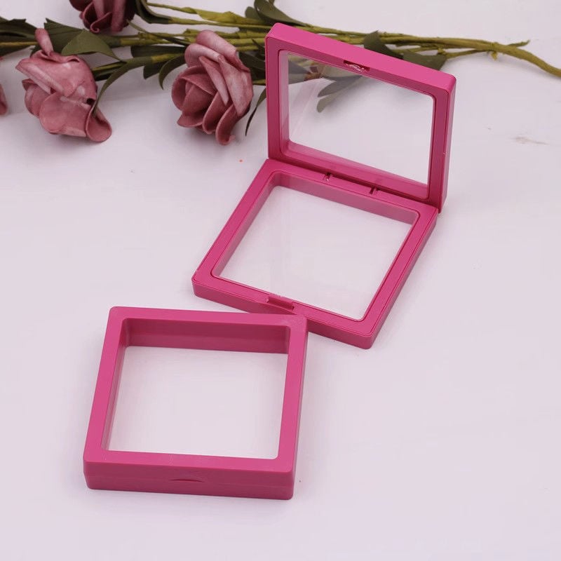 Unique papírból készült ékszerdoboz – kiállítási doboz, porvédett, pásztorális stílusú, ékszer rendező