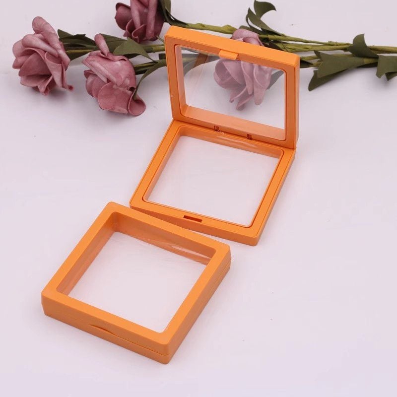 Unique papírból készült ékszerdoboz – kiállítási doboz, porvédett, pásztorális stílusú, ékszer rendező