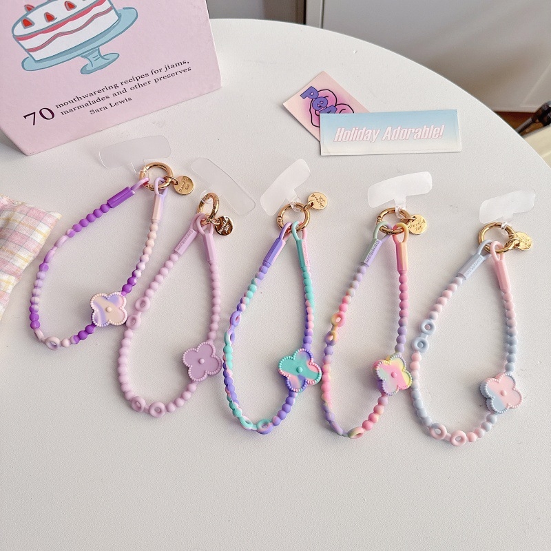 Jinyi silikónový lanyard na telefón – dámsky štýl, silikónové lano, kovová spona, univerzálny prívesok na telefón