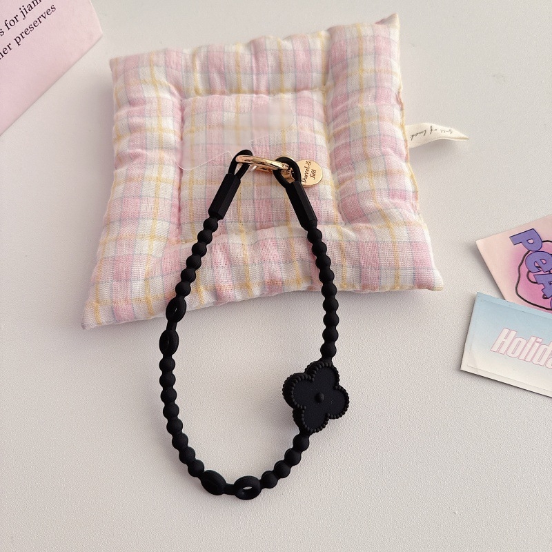 Jinyi silikónový lanyard na telefón – dámsky štýl, silikónové lano, kovová spona, univerzálny prívesok na telefón