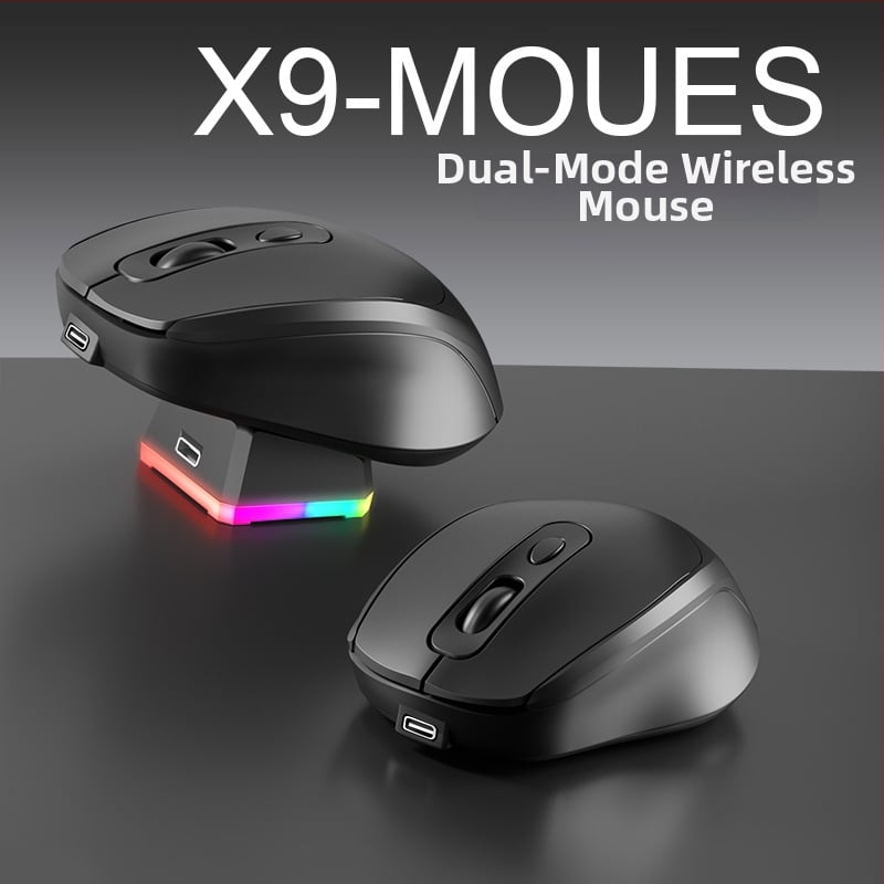 X9 мишка – лека (4 бутона, 1600 DPI, 2.4GHz безжична, 80 г)