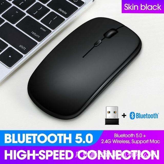 Bežična Bluetooth miša FV-W309S s dvostrukim načinom (Bluetooth + 2.4G), 1600dpi, 4 tipke, USB, ergonomski dizajn