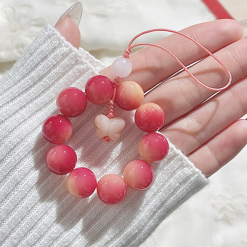 Pandantiv pentru telefon din Bodhi rădăcină, gravură Crystal Joy; modele de insecte; lansare primăvara 2024