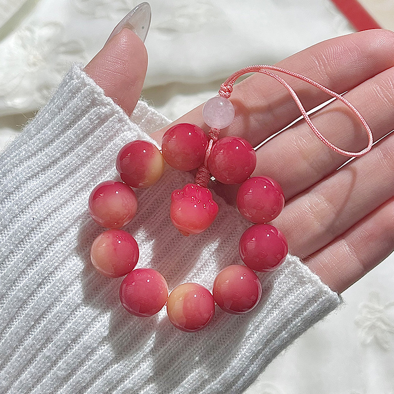 Pandantiv pentru telefon din Bodhi rădăcină, gravură Crystal Joy; modele de insecte; lansare primăvara 2024