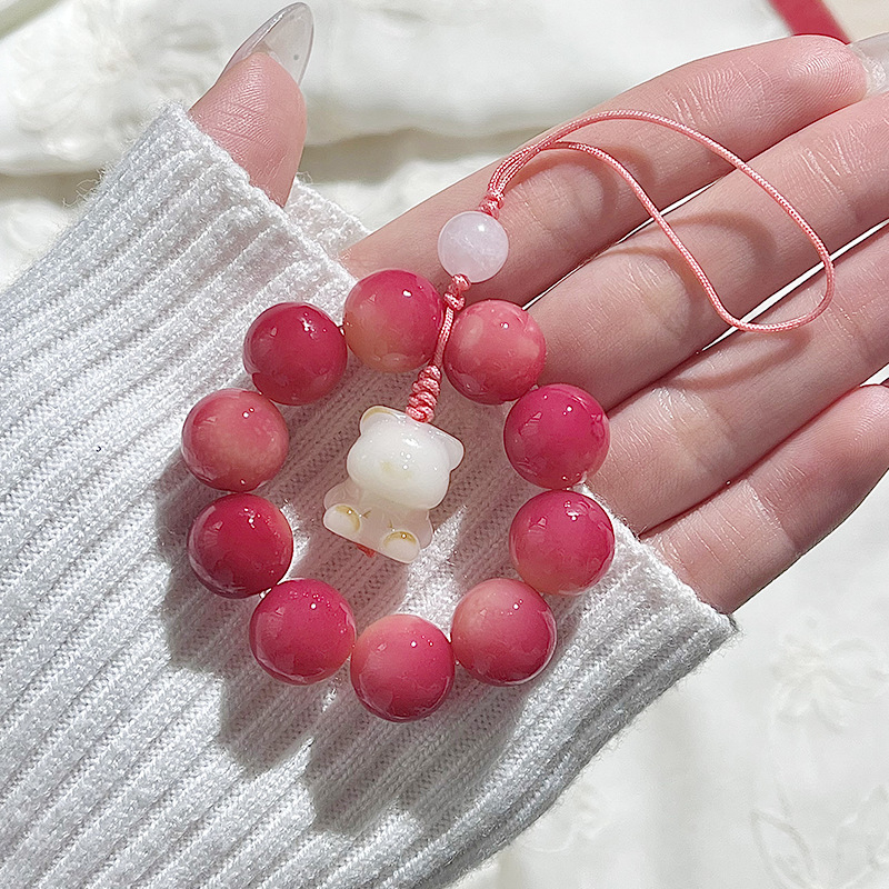 Pandantiv pentru telefon din Bodhi rădăcină, gravură Crystal Joy; modele de insecte; lansare primăvara 2024