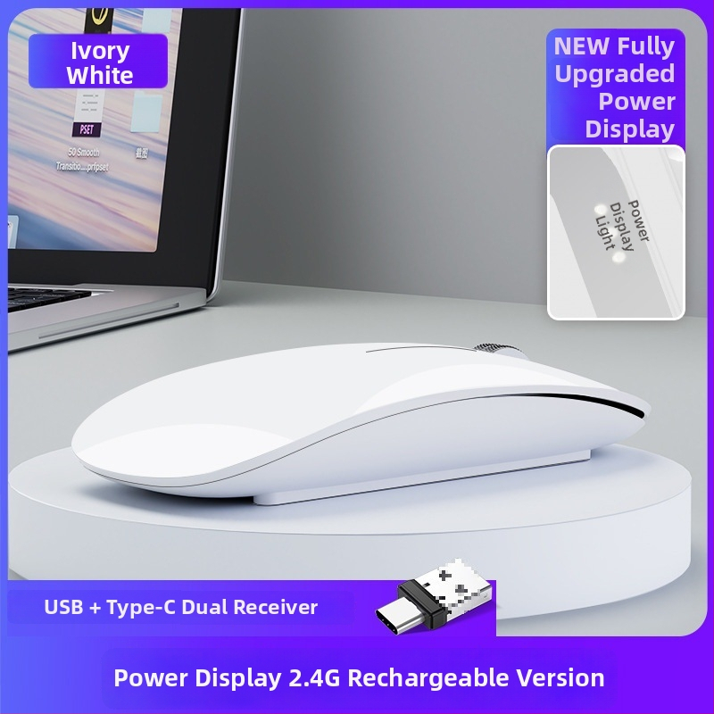 Mouse Bluetooth fără fir M18, 3 butoane, 1200 dpi, 2.4 GHz fără fir, ergonomic