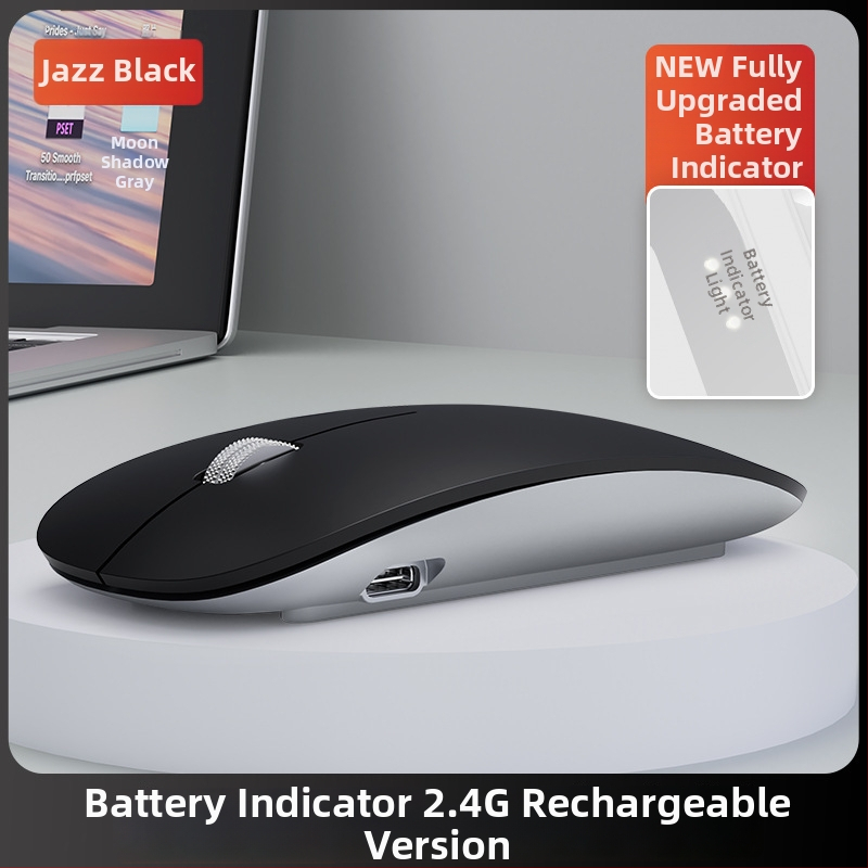 Mouse Bluetooth fără fir M18, 3 butoane, 1200 dpi, 2.4 GHz fără fir, ergonomic