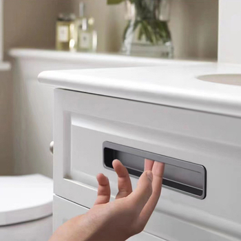 Mâner ascuns pentru ușile glisante - mâner extins ascuns, din aliaj de aluminiu, placare electrolitică, stil minimalist modern