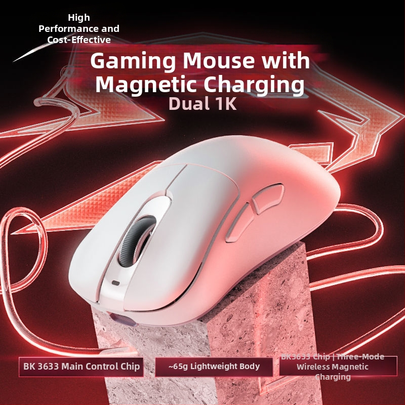 Lingbao M1pro Безжична мишка за гейминг и офис – три режима свързване: Bluetooth, 2.4G и USB, 12000 DPI, 5 бутона