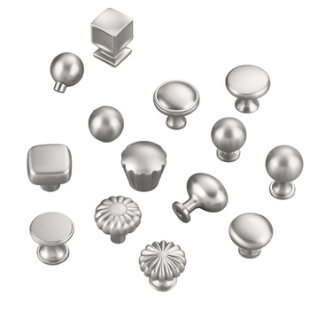 Maner ușă garderob, design rotund-oval, gaură unică, stil Nordic, aliaj zinc, finisaj mat nichelat, turnare prin matriță