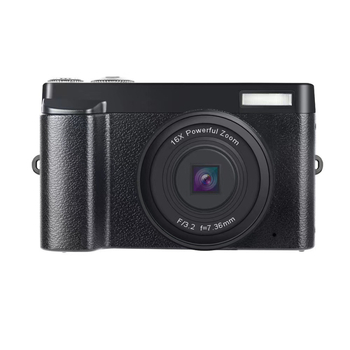 Bezgspoguļu ceļojumu kamera, 24,3 MP CMOS sensors, maksimālā izšķirtspēja 48 MP, 1/1.8 collu sensors, periskopa tipa objektīvs, 3.0 collu LCD, pilnīgi manuāla darbība