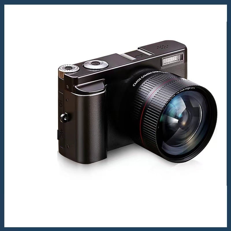 Bezgspoguļu ceļojumu kamera, 24,3 MP CMOS sensors, maksimālā izšķirtspēja 48 MP, 1/1.8 collu sensors, periskopa tipa objektīvs, 3.0 collu LCD, pilnīgi manuāla darbība