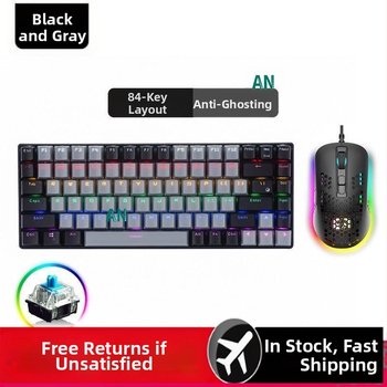 Mechanická klávesnica s 84 klávesami, plný rollover klávesov, pre hry