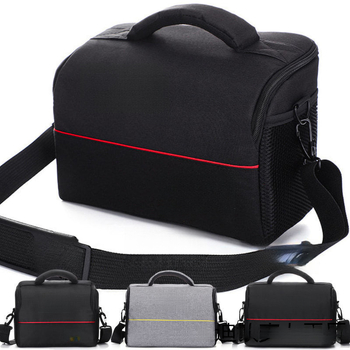 DSLR fényképezőgép táska görbült vállpánttal, PU anyag, poliészter bélés, 2024 tavasz