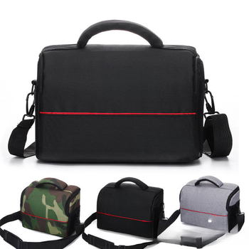 DSLR fényképezőgép táska görbült vállpánttal, PU anyag, poliészter bélés, 2024 tavasz