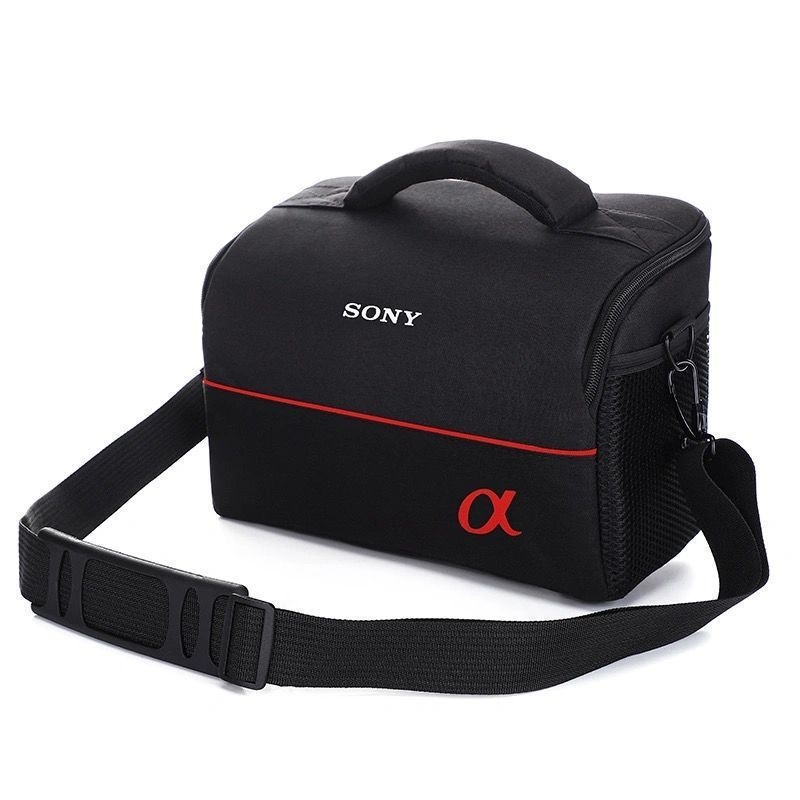DSLR fényképezőgép táska görbült vállpánttal, PU anyag, poliészter bélés, 2024 tavasz