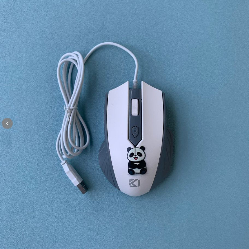 Оптична USB проводна мишка, 1000 DPI, 2 бутона, 5-степенна настройка DPI, подходяща за гейминг и офис