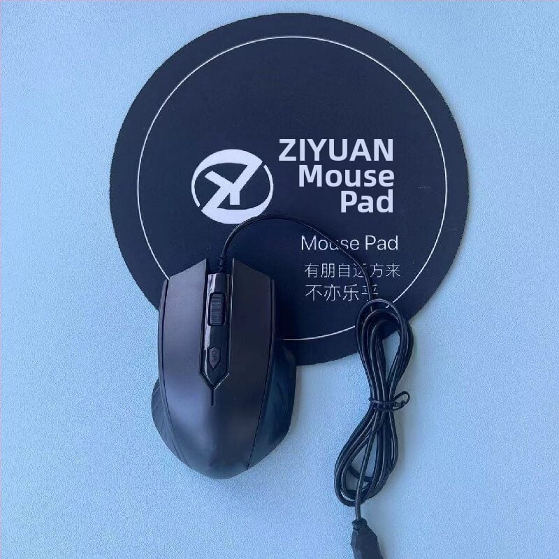 Оптична USB проводна мишка, 1000 DPI, 2 бутона, 5-степенна настройка DPI, подходяща за гейминг и офис