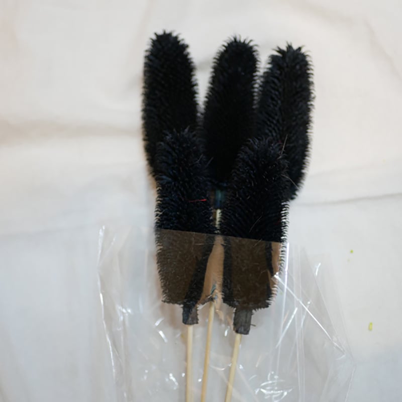 Μπουκέτο αποξηραμένων λουλουδιών με αποξηραμένες φλέβες φύλλων, ποικιλία Brushed fruit, συσκευασία σε σακούλα OPP