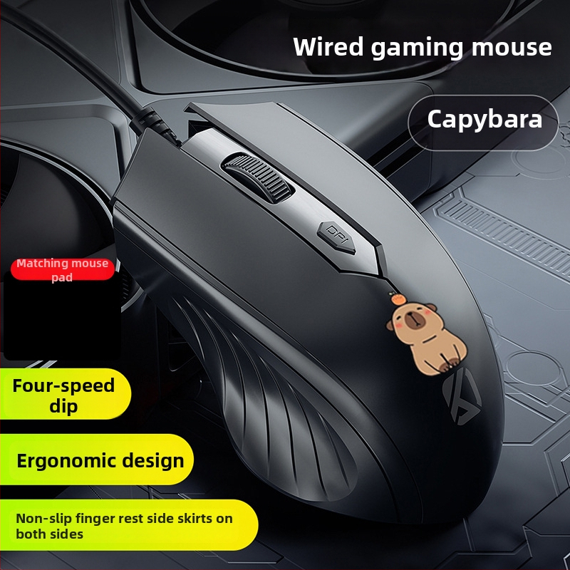 Žični USB optička miša, 4 tipke, za notebook i stolno računalo