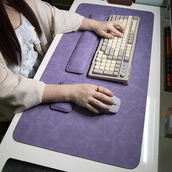 Háromrészes egérpad készlet csukló-támasz és billentyűzet-támasz – egyoldalas, Cortex anyag, asztali matrac formájú