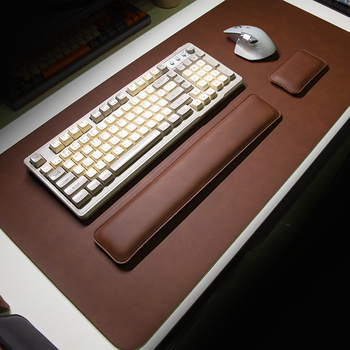 Háromrészes egérpad készlet csukló-támasz és billentyűzet-támasz – egyoldalas, Cortex anyag, asztali matrac formájú