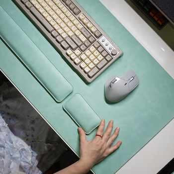 Háromrészes egérpad készlet csukló-támasz és billentyűzet-támasz – egyoldalas, Cortex anyag, asztali matrac formájú