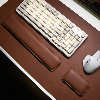 Háromrészes egérpad készlet csukló-támasz és billentyűzet-támasz – egyoldalas, Cortex anyag, asztali matrac formájú