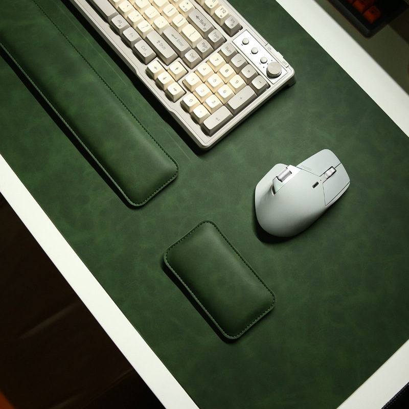 Háromrészes egérpad készlet csukló-támasz és billentyűzet-támasz – egyoldalas, Cortex anyag, asztali matrac formájú