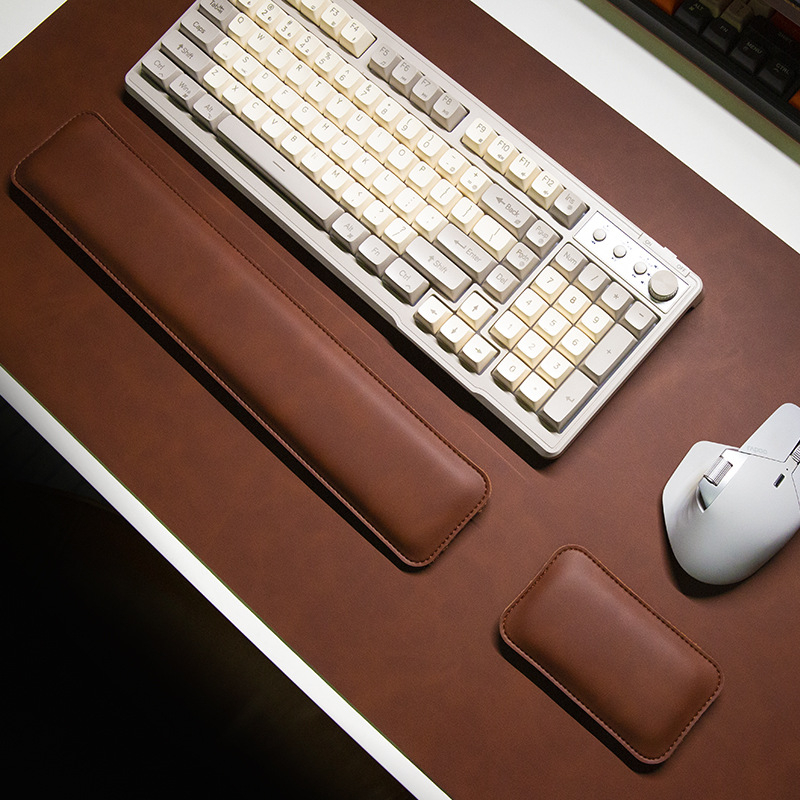 Háromrészes egérpad készlet csukló-támasz és billentyűzet-támasz – egyoldalas, Cortex anyag, asztali matrac formájú