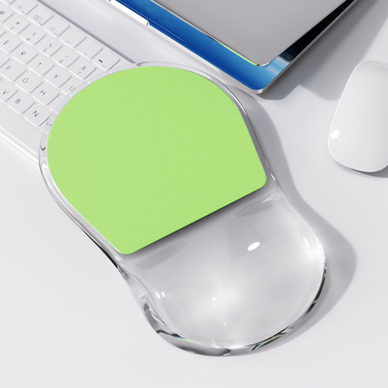 Silicijska podložnica za miš za zglob – ergonomska, mala podloga s trakom za zglob (Model L9; jednostrana; Tip: mala podloga; Materijal: silikon; OEM/prilagodba)