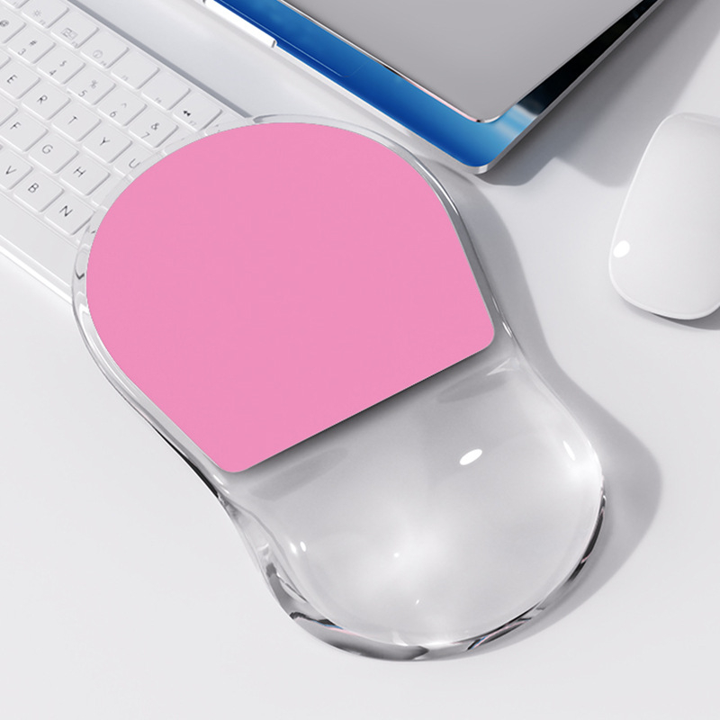 Silicijska podložnica za miš za zglob – ergonomska, mala podloga s trakom za zglob (Model L9; jednostrana; Tip: mala podloga; Materijal: silikon; OEM/prilagodba)