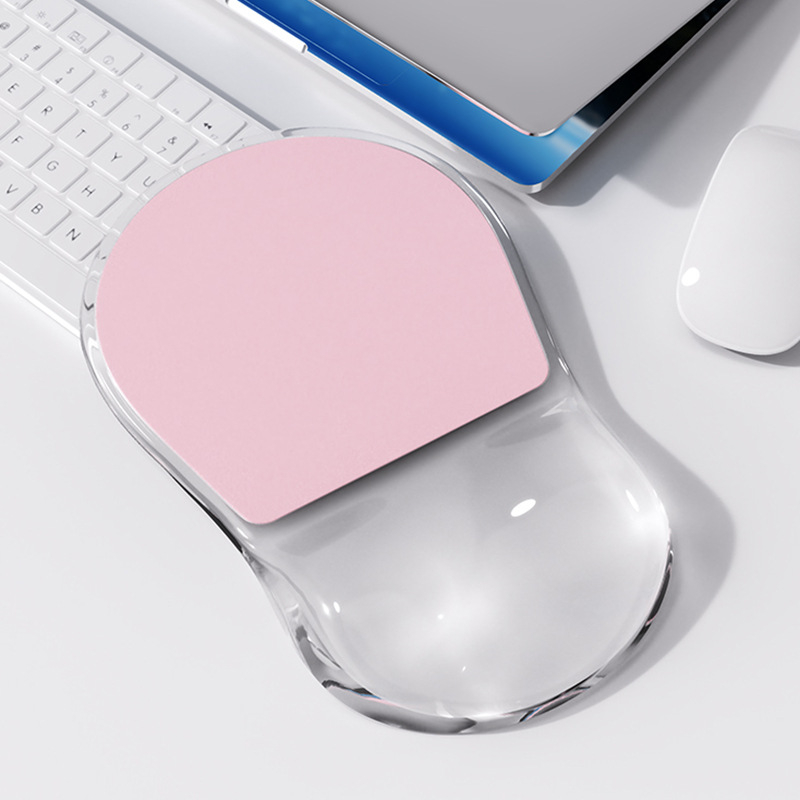 Silicijska podložnica za miš za zglob – ergonomska, mala podloga s trakom za zglob (Model L9; jednostrana; Tip: mala podloga; Materijal: silikon; OEM/prilagodba)