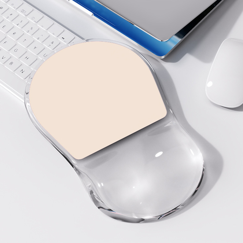 Silicijska podložnica za miš za zglob – ergonomska, mala podloga s trakom za zglob (Model L9; jednostrana; Tip: mala podloga; Materijal: silikon; OEM/prilagodba)