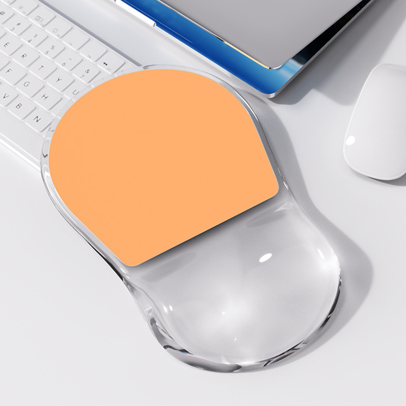 Silicijska podložnica za miš za zglob – ergonomska, mala podloga s trakom za zglob (Model L9; jednostrana; Tip: mala podloga; Materijal: silikon; OEM/prilagodba)