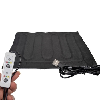 USB fűtőlap — egérpad és kéz- vagy lábmelegítő, 5V elektromos fűtés, tiszta pamut