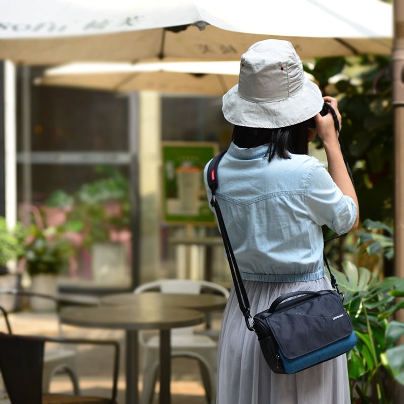 Le20D1 neilona kamera soma SLR un bezspoguļkamerām, plecu soma, ūdensnecaurlaidīga, elpojoša, nodilumizturīga